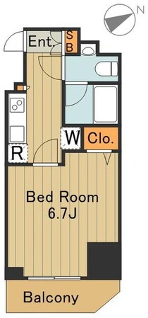 アーバネックス大森の物件間取画像